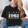 thumbnail image 1 of Jollimate 1961 Vintage Edition Shirt, Women Floral Graphic T-Shirt, Cute Botanical Wildflower Tee, 1 of 6