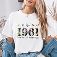 thumbnail image 1 of Jollimate 1961 Vintage Edition Shirt, Women Floral Graphic T-Shirt, Cute Botanical Wildflower Tee, 1 of 6