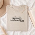 thumbnail image 1 of Jollimate Be Still And Know Shirt, Floral Christian Women Graphic Tee, Cool Retro Scripture T-Shirt, 1 of 6