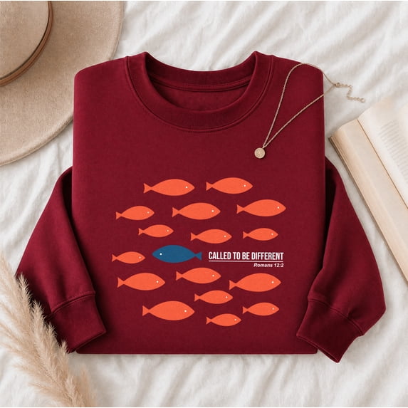 Jollimate Called To Be Different Sweatshirt, Christian Crew, Christian Religious Gift, Faith Gifts