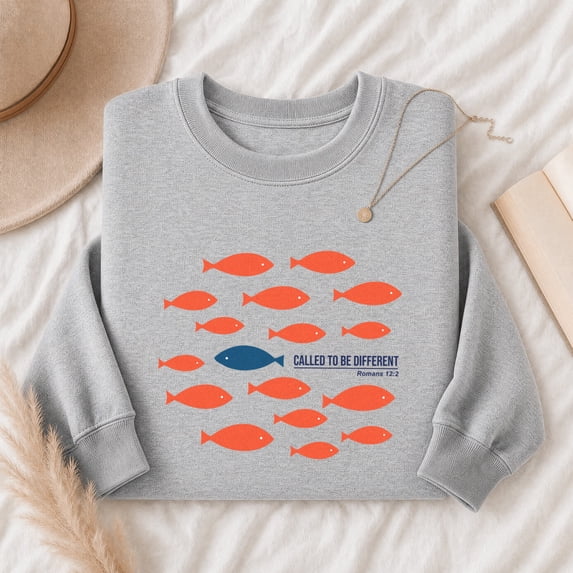 Jollimate Called To Be Different Sweatshirt, Christian Crew, Christian Religious Gift, Faith Gifts