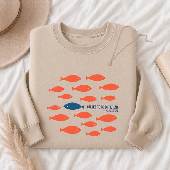 Jollimate Called To Be Different Sweatshirt, Christian Crew, Christian Religious Gift, Faith Gifts