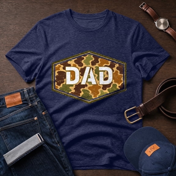 Jollimate Camo Dad Shirt, Classic Dad Shirt, Gift For Dad, New Dad Gift, Dad Life Shirt, Daddy Tshirt