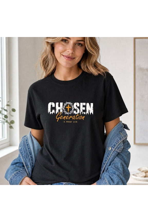 Chosen Generation T-Shirt, Christian Women Shirts, Christian Gifts Shirt For Her