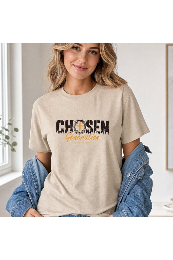 Chosen Generation T-Shirt, Christian Women Shirts, Christian Gifts Shirt For Her
