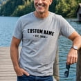 thumbnail image 1 of Jollimate Custom Name Shirt, Est 2026 Shirt, Personalized Gift Tshirt, Custom Birthday Gift, 1 of 6