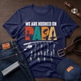 thumbnail image 1 of Jollimate Custom Name Shirt, We Are Hooked On Papa Shirt, Fishing Dad Shirt, Dad Fishing Gift, 1 of 6
