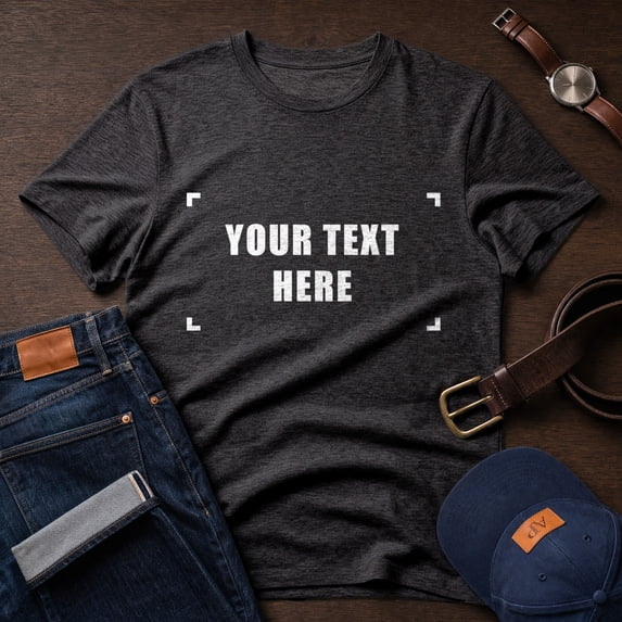 Jollimate Custom T-Shirt with Name or Message, Personalized Gift Shirt, Custom Text Shirt