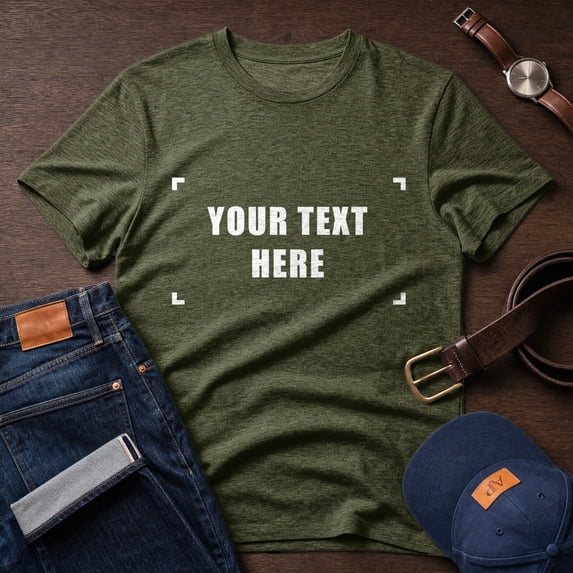 Jollimate Custom T-Shirt with Name or Message, Personalized Gift Shirt, Custom Text Shirt