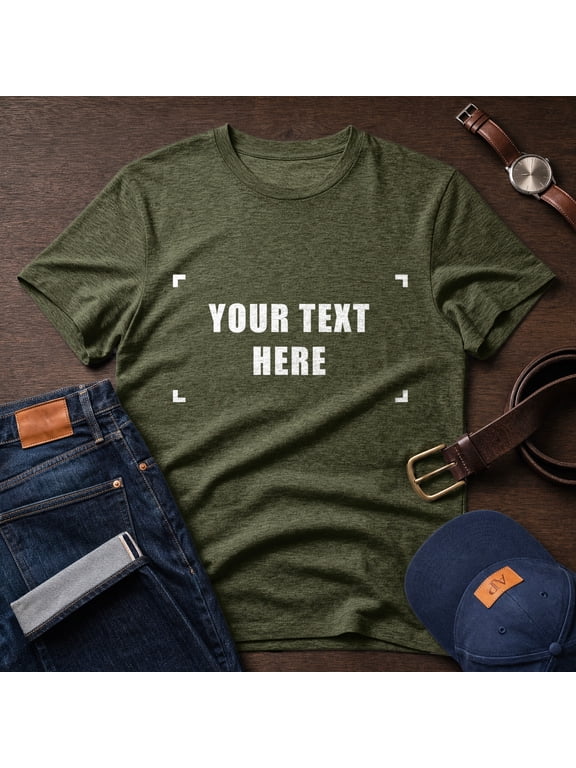 Custom T-Shirt with Name or Message, Personalized Gift Shirt, Custom Text Shirt