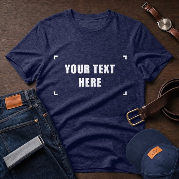 Jollimate Custom T-Shirt with Name or Message, Personalized Gift Shirt, Custom Text Shirt