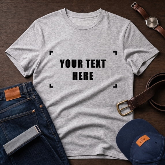 Jollimate Custom T-Shirt with Name or Message, Personalized Gift Shirt, Custom Text Shirt