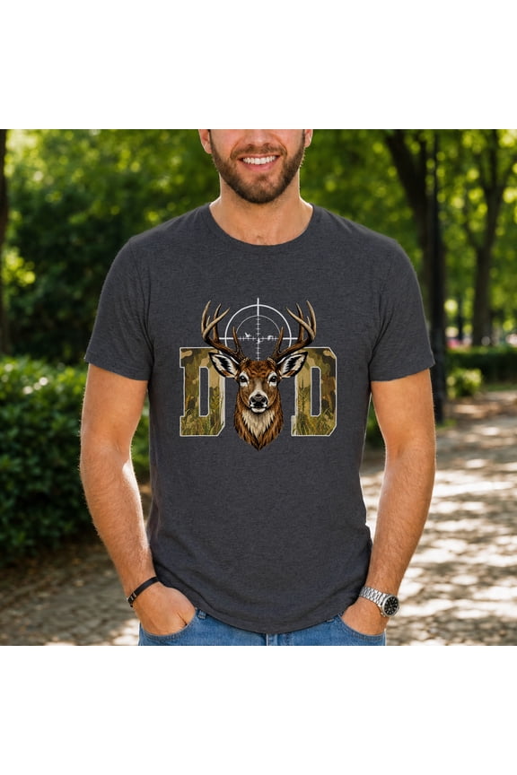 Deer Hunting Dad Shirt, Hunter Dad Gift, Deer Hunter Gift For Dad, Hunting Men Shirt