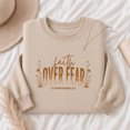 thumbnail image 1 of Jollimate Faith Over Fear Crewneck, Christian Sweatshirt Women, Christian Sweatshirt Gift, 1 of 6