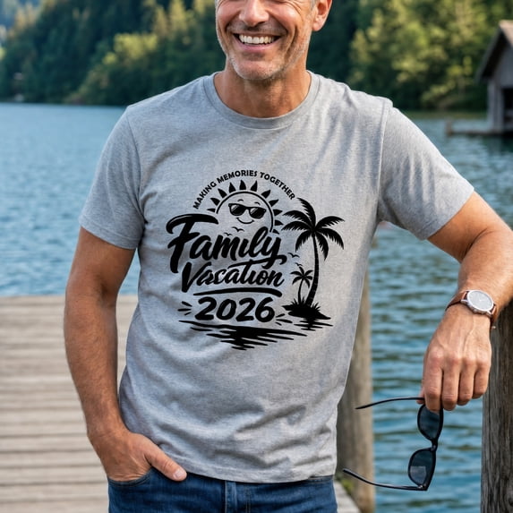 Jollimate Family Vacation 2026 Shirts, Family Holiday Tshirt, Summer Vacation Tee, Family Trip Shirt