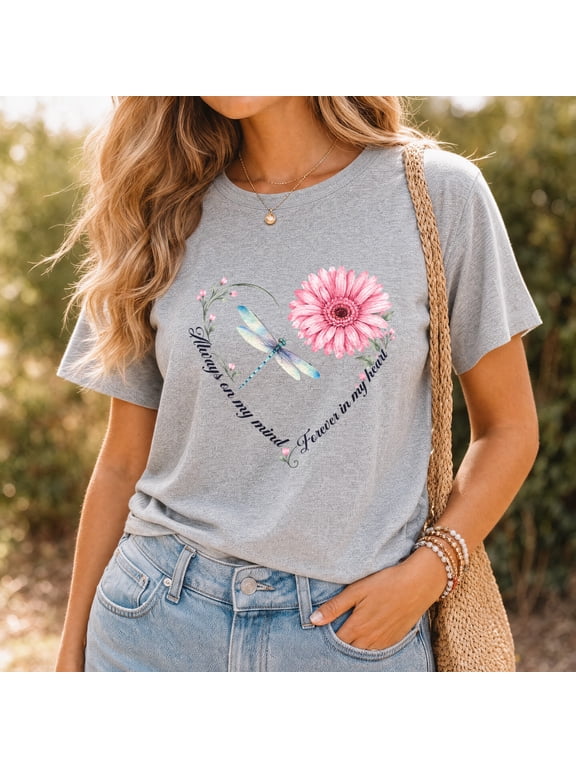 Forever in My Heart Shirt, Remembrance Shirts for Women, Sympathy Gifts for Women