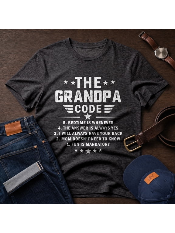 Funny Grandpa Code T-shirt, Cool Grandpa Tee, Gift Grandpa Tee, Gift For Grandfather