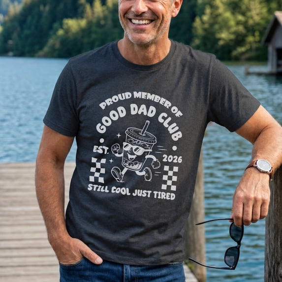 Jollimate Good Dad Club Shirt, Funny Husband Tee, New Dad Gift, Dad Birthday Gifts, Retro Dad Shirt