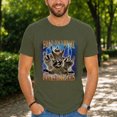 thumbnail image 1 of Jollimate Hold On Let Me Overthink This Shirt, Funny Raccoon Graphic Tee, Humorous Gift for Men, 1 of 6