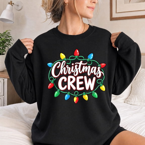 Jollimate Holiday Sweatshirt for Women, Christmas Crew Graphic, Seasonal Gathering Gift