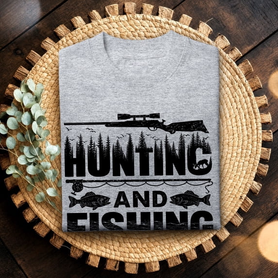 Jollimate Hunting and Fishing Shirt, Funny Fishing Shirt, Joke Fishing Gift, Fisherman Gifts