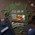 thumbnail image 1 of Jollimate I'll Be in the Backyard T-Shirt, Cigar and Whiskey Graphic Tee, Funny Men's Gift Shirt, 1 of 6