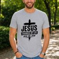 thumbnail image 1 of Jollimate Jesus Changed My Life Shirt, Men's Jesus Tee, Religious Gift For Him, Faith Gift, 1 of 6