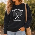 thumbnail image 1 of Jollimate Jesus Club Making Disciples Sweatshirt, Christian Athletic Faith Pullover, Gift for Women, 1 of 6