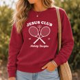 thumbnail image 1 of Jollimate Jesus Club Making Disciples Sweatshirt, Christian Athletic Faith Pullover, Gift for Women, 1 of 6