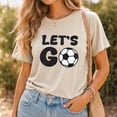 thumbnail image 1 of Jollimate Let's Go Soccer T-Shirt, Game Day Sports Tee, Soccer Mom & Fan Gift For Women, 1 of 5