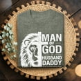 thumbnail image 1 of Jollimate Man Of God Husband Daddy Shirt, God Dad Shirt, Gift For Daddy, Cross Christian Shirt, 1 of 6