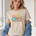 thumbnail image 1 of Jollimate Mimi Shirt Women, Cute Summer Beach Graphic Tee, Floral Pineapple Alphabet T-Shirt, 1 of 6