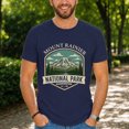 thumbnail image 1 of Jollimate Mount Rainier National Park Washington Shirt, Men Vintage Hiking T-Shirt, Outdoor Nature Graphic Tee, Gift for Men, 1 of 6