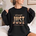 thumbnail image 1 of Jollimate Not Perfect Just Forgiven Sweatshirt, Christian Wildflower Pullover, Faith Based Women's Sweater, 1 of 6
