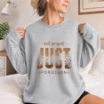 thumbnail image 1 of Jollimate Not Perfect Just Forgiven Sweatshirt, Christian Wildflower Pullover, Faith Based Women's Sweater, 1 of 6