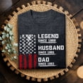 thumbnail image 1 of Jollimate Personalized Legend Dad Shirt, Gift For Papa, Dad Birthday Gift, Dad America Shirt, 1 of 6