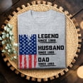 thumbnail image 1 of Jollimate Personalized Legend Dad Shirt, Gift For Papa, Dad Birthday Gift, Dad America Shirt, 1 of 6