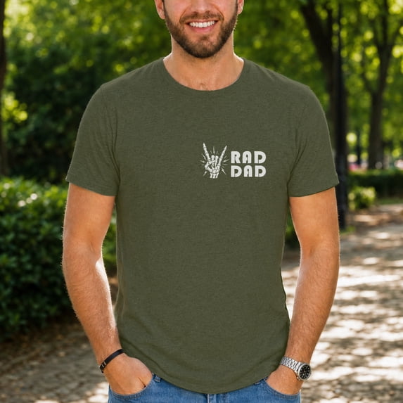 Jollimate Rad Dad Tshirt, Cool Rad Dad Tee, Cool Dad Gift, Gift For New Dad, Dad Birthday Gift