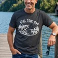 thumbnail image 1 of Jollimate Reel Cool Dad T-Shirt, Vintage Fishing Graphic Tee, Funny Fisherman Men's Gift Shirt, 1 of 6