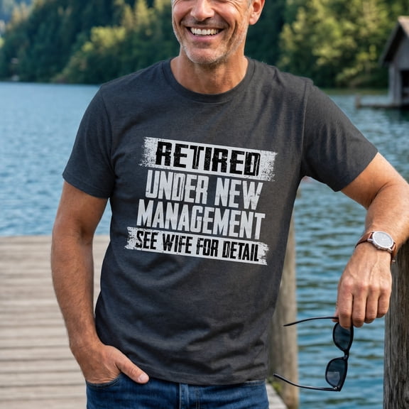 Jollimate Retired Husband Shirt, See Wife For Detail Quote, Men Retirement Gift Tee