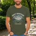 thumbnail image 1 of Jollimate Rocky Mountains Shirt, Colorado Shirt, Vintage Hiking Shirt, Hiking Gift Shirt, 1 of 6