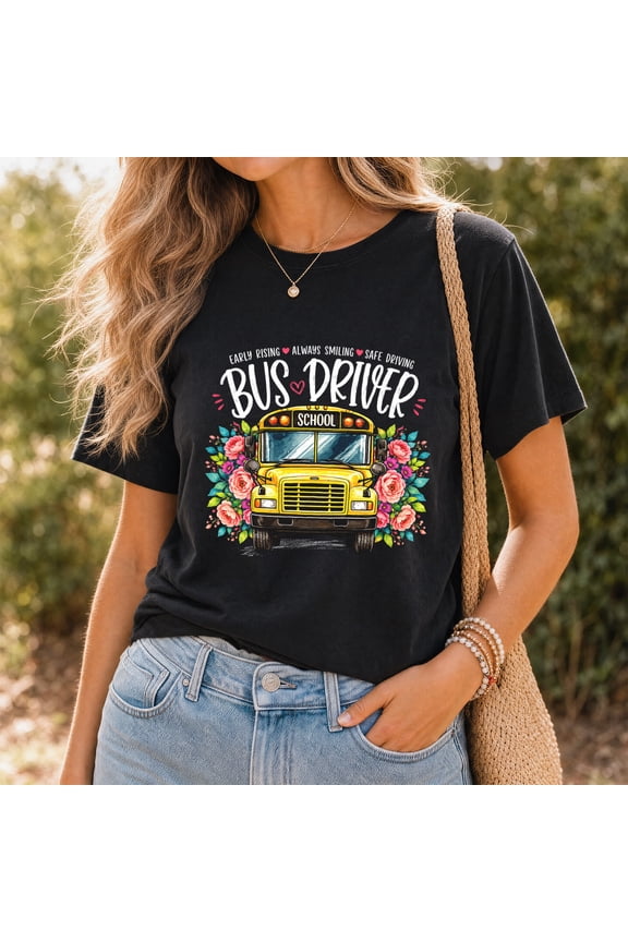 School Bus Driver T-Shirt, Funny Driver Shirt, Driver Gift Shirt, Gifts For Bus Driver