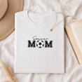 thumbnail image 1 of Jollimate Soccer Mom T-Shirt, Cute Sports Graphic Tee, Casual Women's Shirt, 1 of 6