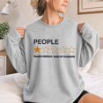 Jollimate Sweatshirt for Women, Funny People Review Graphic, Sarcastic ...
