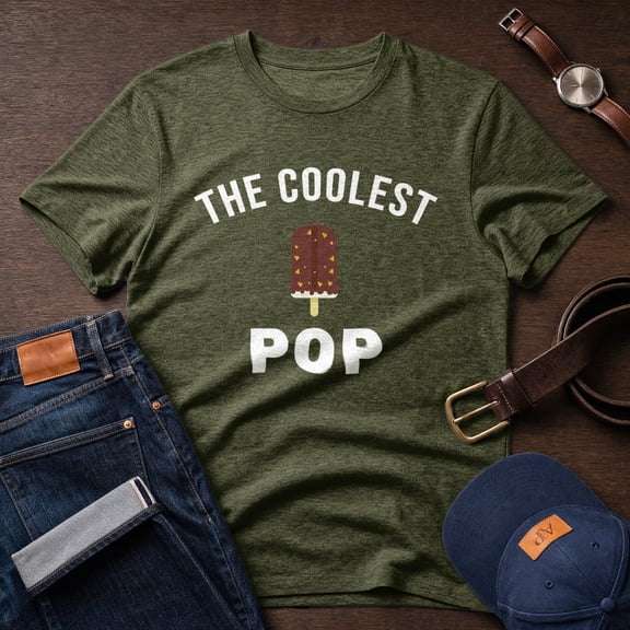 Jollimate The Coolest Pop Shirt, Gift For Dad, Fathers Day Gift, Dad Birthday Gift, Funny Dad Shirt