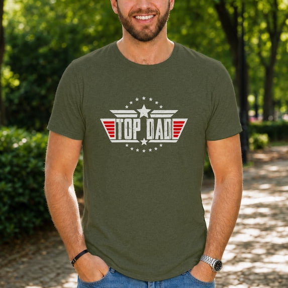 Jollimate Top Dad Shirt, Army Dad Shirt, Dad Birthday Gift, Gifts For Papa, Dad Birthday Gift