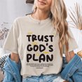 thumbnail image 1 of Jollimate Trust God's Plan Graphic Shirt, Romans 8:28 Christian Tee, Women's Faith Top, 1 of 6