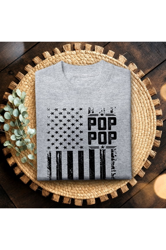 USA Pop Pop Shirt, Funny Shirt For Dad, Pop Pop Gift, Gift For Him Birthday, Best Dad Gift
