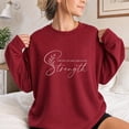 thumbnail image 1 of Jollimate Women's Christian Faith Sweatshirt, Minimalist Scripture Flower Graphic Crewneck Holiday Gift, 1 of 6