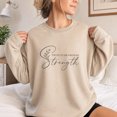 thumbnail image 1 of Jollimate Women's Christian Faith Sweatshirt, Scripture Flower Crewneck Pullover, Christian Sweatshirts Gift, 1 of 6